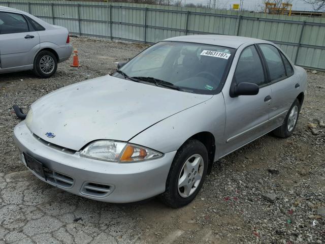 1G1JC5244Y7112773 - 2000 CHEVROLET CAVALIER SILVER photo 2