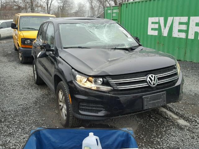 WVGBV3AX2DW582088 - 2013 VOLKSWAGEN TIGUAN S BLACK photo 1