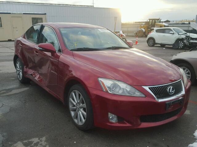 JTHCK262295029980 - 2009 LEXUS IS 250 RED photo 1