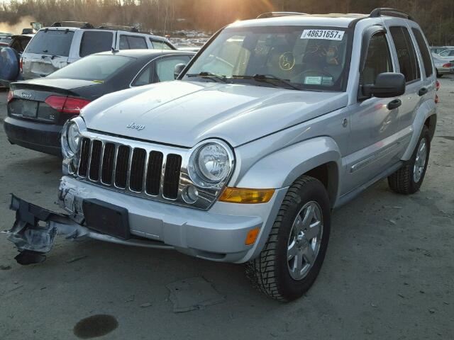 1J4GL58K66W162112 - 2006 JEEP LIBERTY LI SILVER photo 2