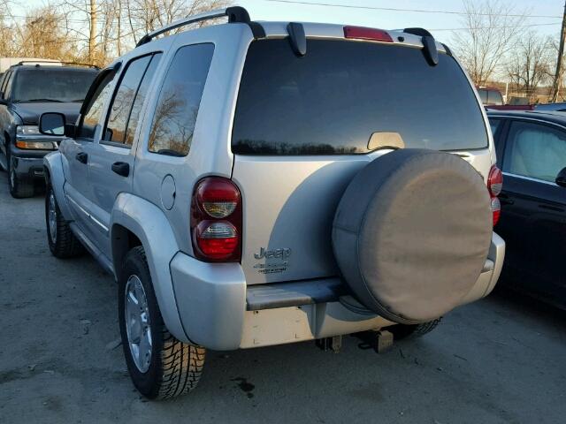 1J4GL58K66W162112 - 2006 JEEP LIBERTY LI SILVER photo 3