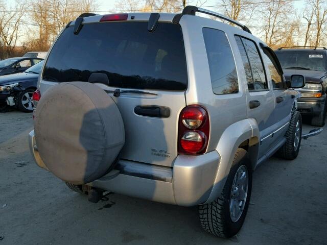 1J4GL58K66W162112 - 2006 JEEP LIBERTY LI SILVER photo 4