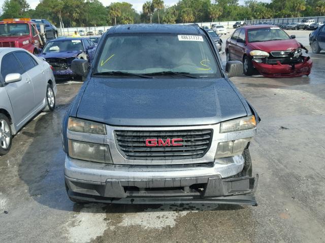 1GTDS136368249937 - 2006 GMC CANYON BLUE photo 9