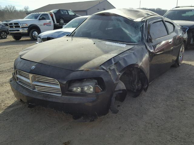 2B3LA43R27H694810 - 2007 DODGE CHARGER SE BLACK photo 2