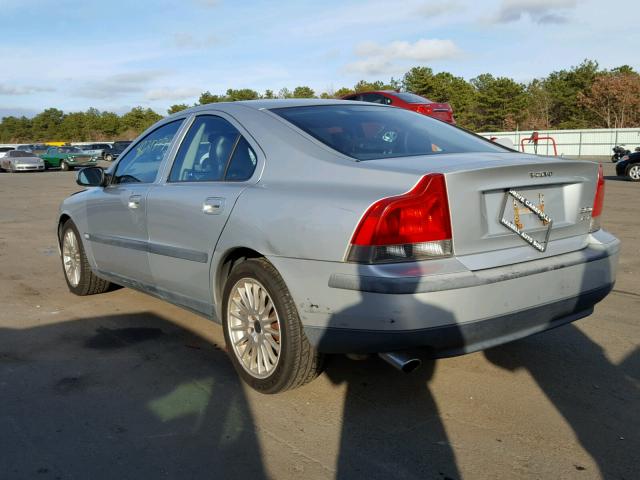 YV1RS58D312048033 - 2001 VOLVO S60 2.4T GRAY photo 3