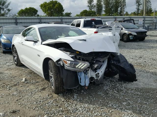 1FA6P8CFXH5320144 - 2017 FORD MUSTANG GT WHITE photo 1