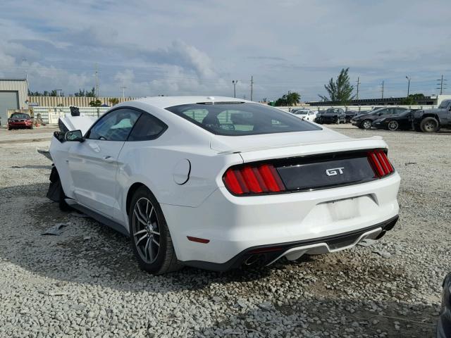 1FA6P8CFXH5320144 - 2017 FORD MUSTANG GT WHITE photo 3