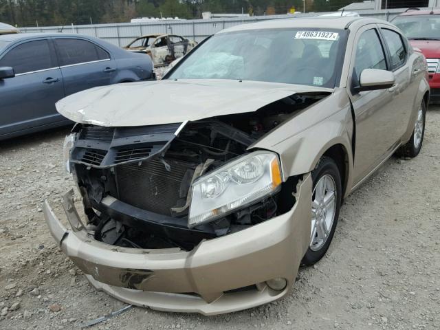 1B3LC56B09N563898 - 2009 DODGE AVENGER SX GOLD photo 2