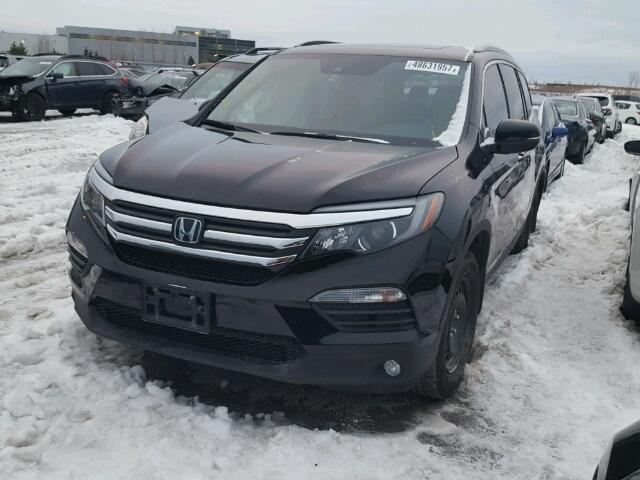 5FNYF6H7XGB504153 - 2016 HONDA PILOT EXLN BLACK photo 2