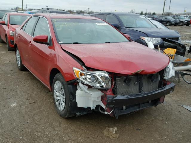 4T4BF1FK6CR259290 - 2012 TOYOTA CAMRY BASE RED photo 1