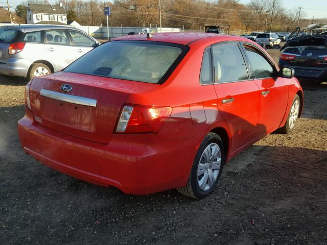 JF1GE61688H528278 - 2008 SUBARU IMPREZA 2. RED photo 4