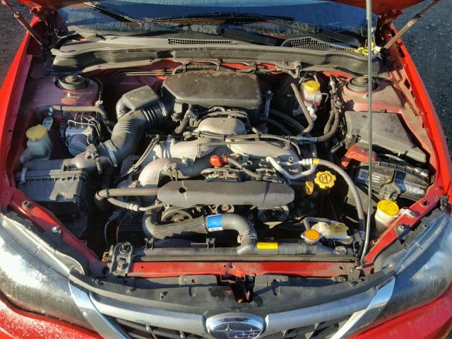 JF1GE61688H528278 - 2008 SUBARU IMPREZA 2. RED photo 7