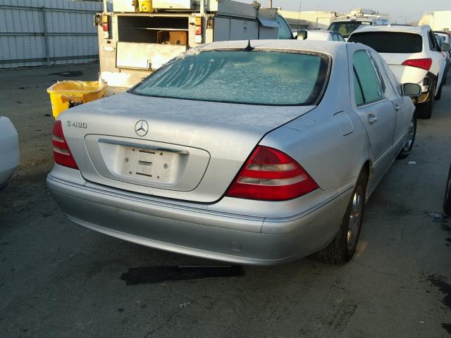 WDBNG70J1YA082280 - 2000 MERCEDES-BENZ S 430 SILVER photo 4