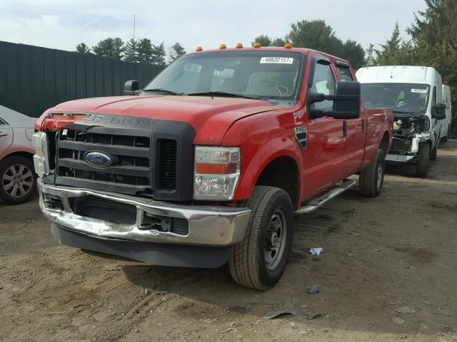 1FTSW3B57AEB27978 - 2010 FORD F350 SUPER RED photo 2