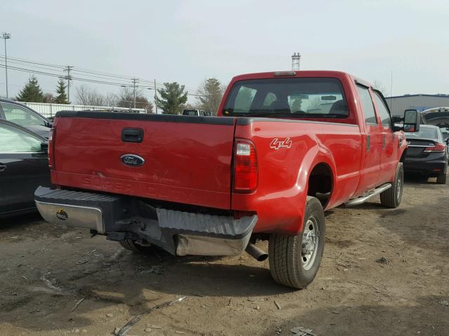 1FTSW3B57AEB27978 - 2010 FORD F350 SUPER RED photo 4