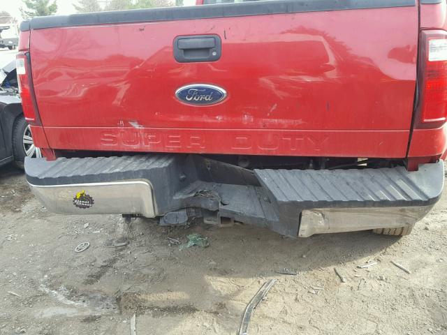 1FTSW3B57AEB27978 - 2010 FORD F350 SUPER RED photo 9