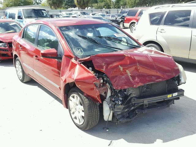 3N1AB6AP3AL715049 - 2010 NISSAN SENTRA 2.0 MAROON photo 1