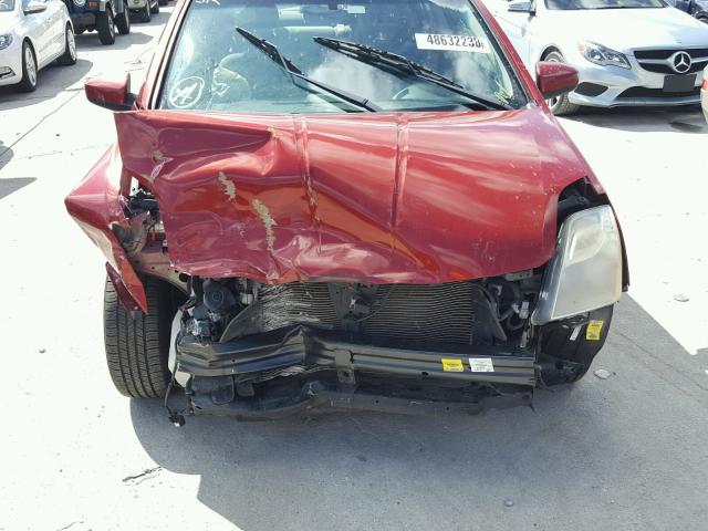 3N1AB6AP3AL715049 - 2010 NISSAN SENTRA 2.0 MAROON photo 9