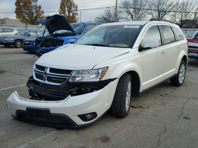 3C4PDDBG8DT566100 - 2013 DODGE JOURNEY SX WHITE photo 2