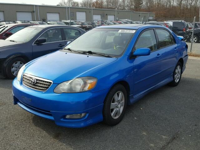 2T1BR32E28C861853 - 2008 TOYOTA COROLLA CE BLUE photo 2