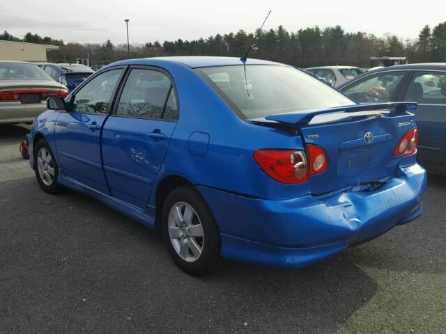 2T1BR32E28C861853 - 2008 TOYOTA COROLLA CE BLUE photo 3