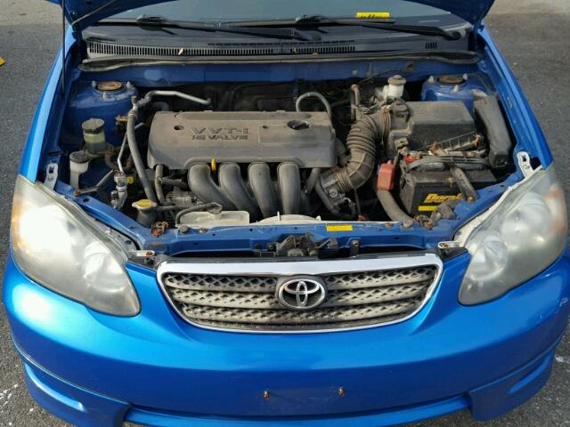 2T1BR32E28C861853 - 2008 TOYOTA COROLLA CE BLUE photo 7