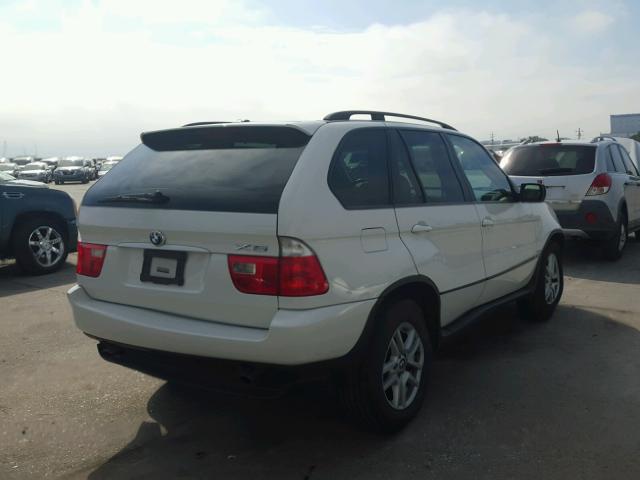 5UXFA13596LY45312 - 2006 BMW X5 3.0I WHITE photo 4