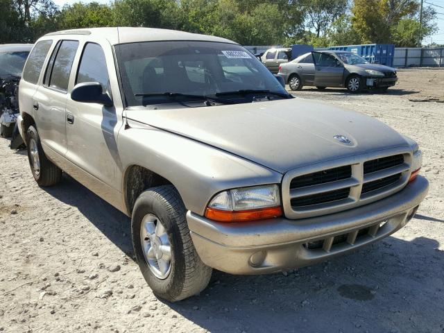 1B4HR38N62F206365 - 2002 DODGE DURANGO SP TAN photo 1