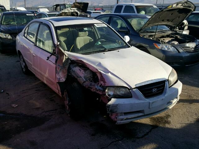 KMHDN46D25U068557 - 2005 HYUNDAI ELANTRA GL WHITE photo 1