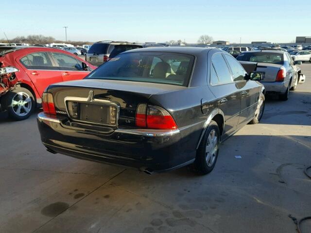 1LNHM86S93Y648730 - 2003 LINCOLN LS BLACK photo 4