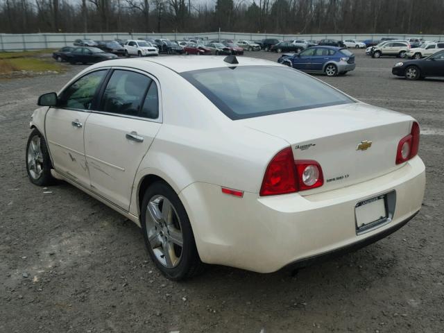 1G1ZC5E06CF233184 - 2012 CHEVROLET MALIBU 1LT WHITE photo 3