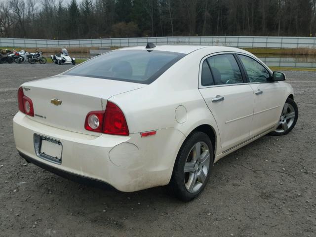 1G1ZC5E06CF233184 - 2012 CHEVROLET MALIBU 1LT WHITE photo 4