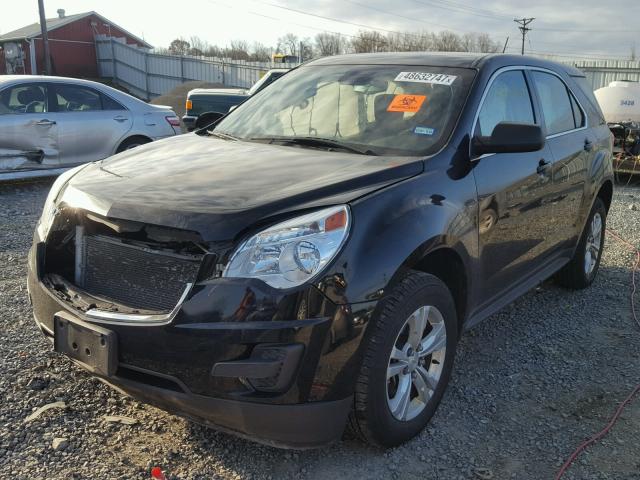 2GNALBEKXD6417793 - 2013 CHEVROLET EQUINOX LS BLACK photo 2