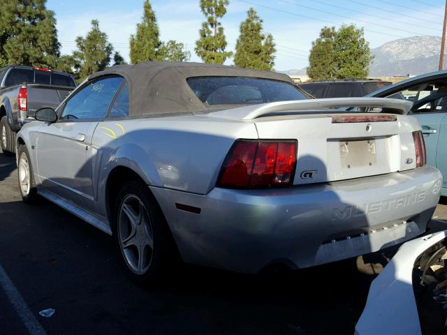 1FAFP45X2YF299492 - 2000 FORD MUSTANG GT SILVER photo 3