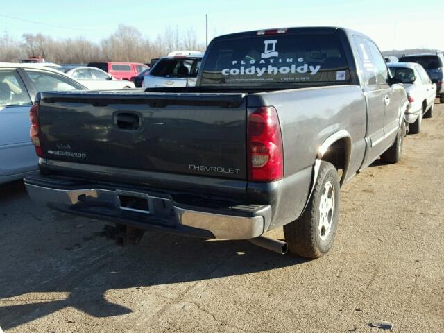 2GCEC19T331206664 - 2003 CHEVROLET SILVERADO CHARCOAL photo 4