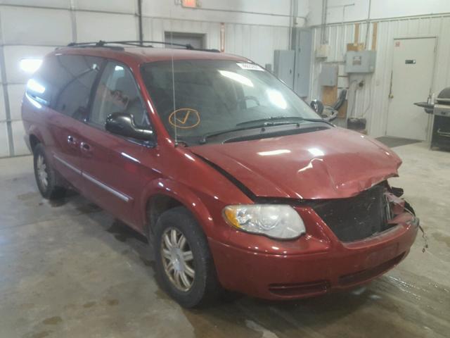 2A4GP54L46R670493 - 2006 CHRYSLER TOWN & COU RED photo 1