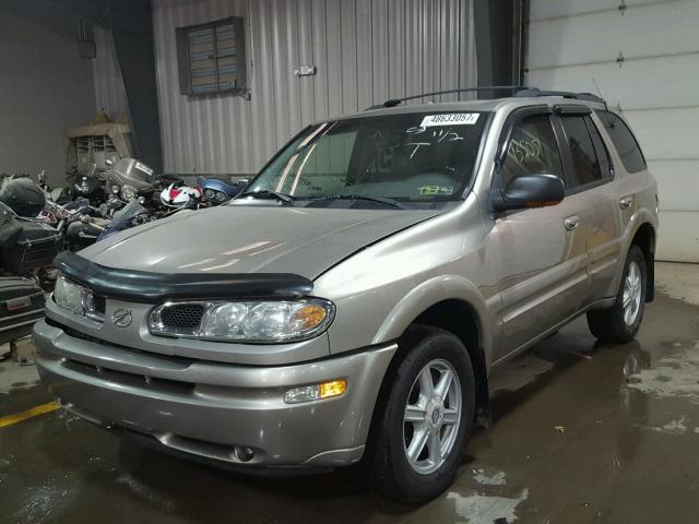 1GHDT13SX22258507 - 2002 OLDSMOBILE BRAVADA GOLD photo 2