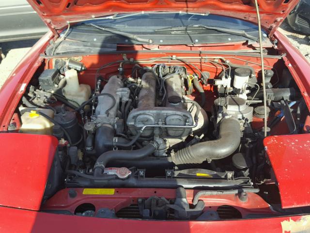 JM1NA3512L0147723 - 1990 MAZDA MX-5 MIATA RED photo 7