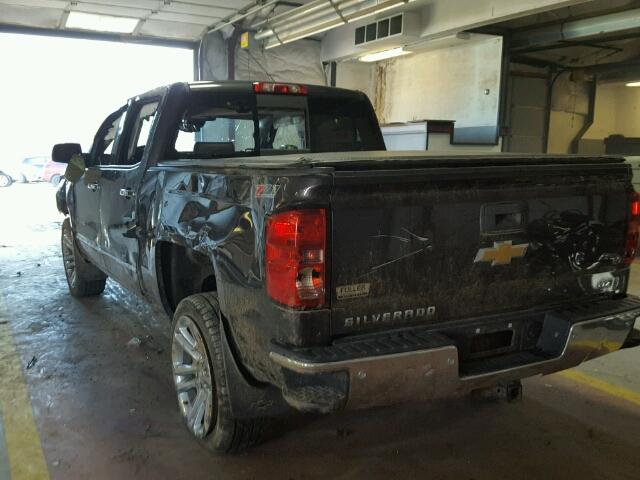 3GCUKSEC9EG125950 - 2014 CHEVROLET SILVERADO GRAY photo 3