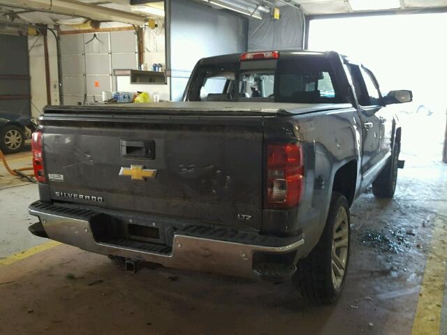 3GCUKSEC9EG125950 - 2014 CHEVROLET SILVERADO GRAY photo 4