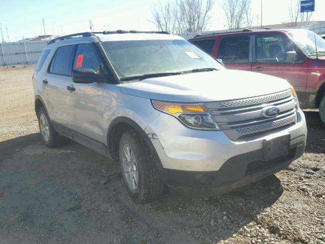 1FM5K8B82DGB43350 - 2013 FORD EXPLORER SILVER photo 1