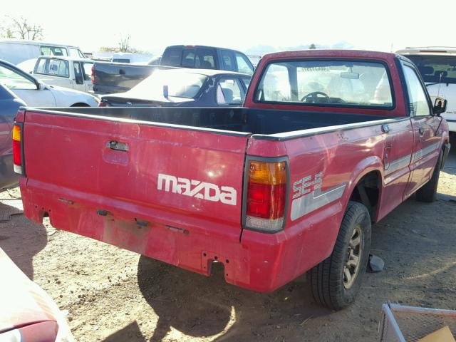 JM2UF2133J0373275 - 1988 MAZDA B2200 LONG RED photo 4