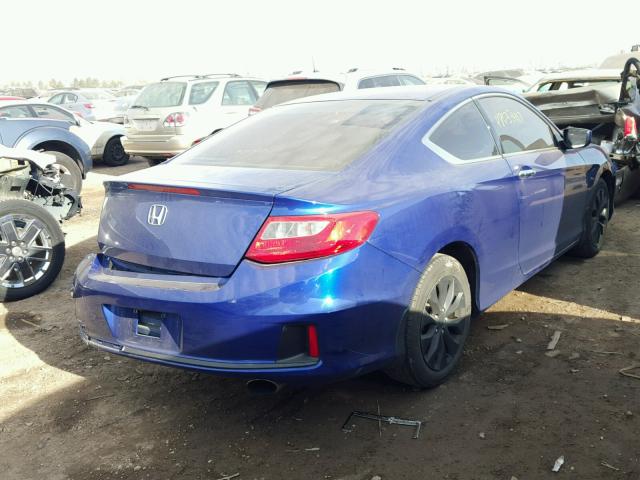 1HGCT1B30DA023233 - 2013 HONDA ACCORD LX- BLUE photo 4