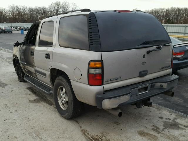 1GNEK13T24J277784 - 2004 CHEVROLET TAHOE K150 GRAY photo 3