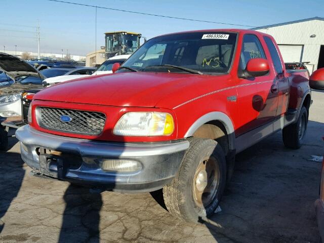 1FTDX0864VKA86267 - 1997 FORD F150 RED photo 2