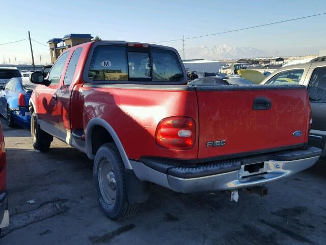 1FTDX0864VKA86267 - 1997 FORD F150 RED photo 3