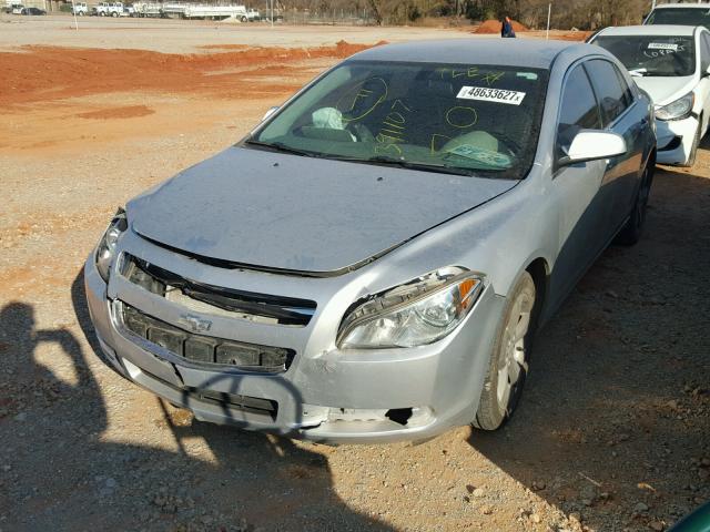1G1ZC5EU8BF391107 - 2011 CHEVROLET MALIBU 1LT 银色 照片 2