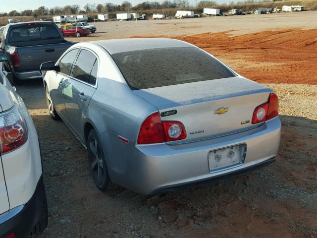 1G1ZC5EU8BF391107 - 2011 CHEVROLET MALIBU 1LT 银色 照片 3