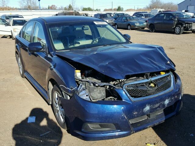 4S3BMCA64B3260002 - 2011 SUBARU LEGACY 2.5 BLUE photo 1