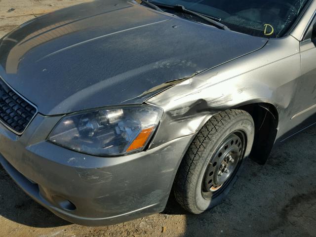 1N4AL11D05N458866 - 2005 NISSAN ALTIMA S GRAY photo 9